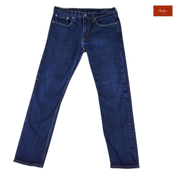 Levi's Strauss 502 Blue Jeans Long Pants Sz 32x32(ID130) - Picture 1 of 11